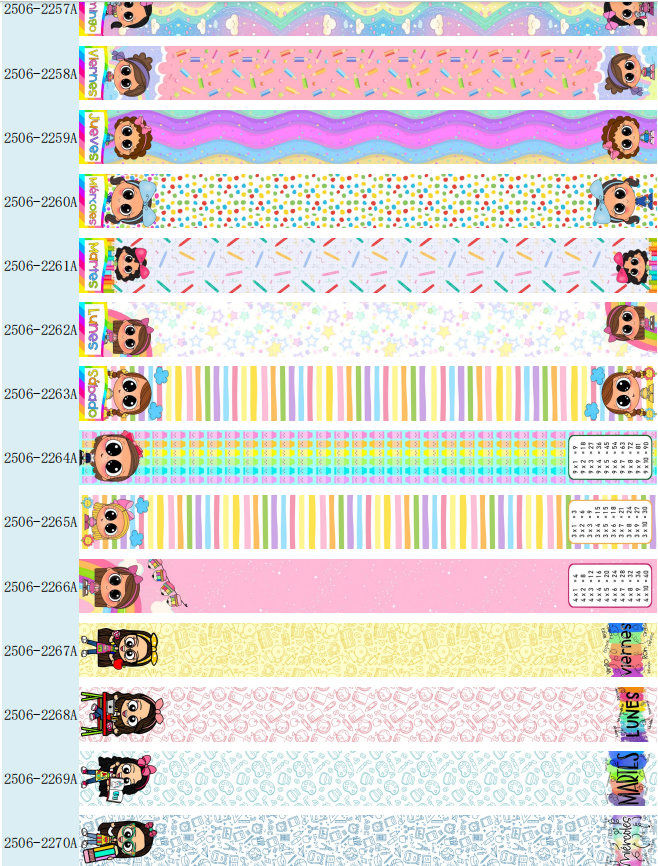 School pencil strip250702