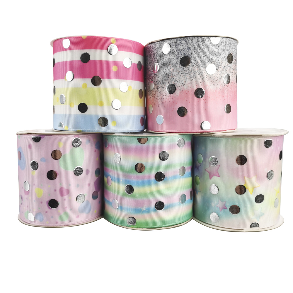 75MM silver pressed origin Ribbon 50Yards per roll 