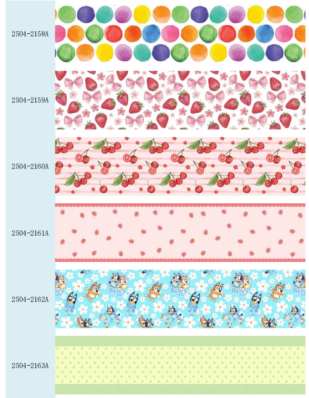 Printed ribbon catalog（B） (25 04 month)250425