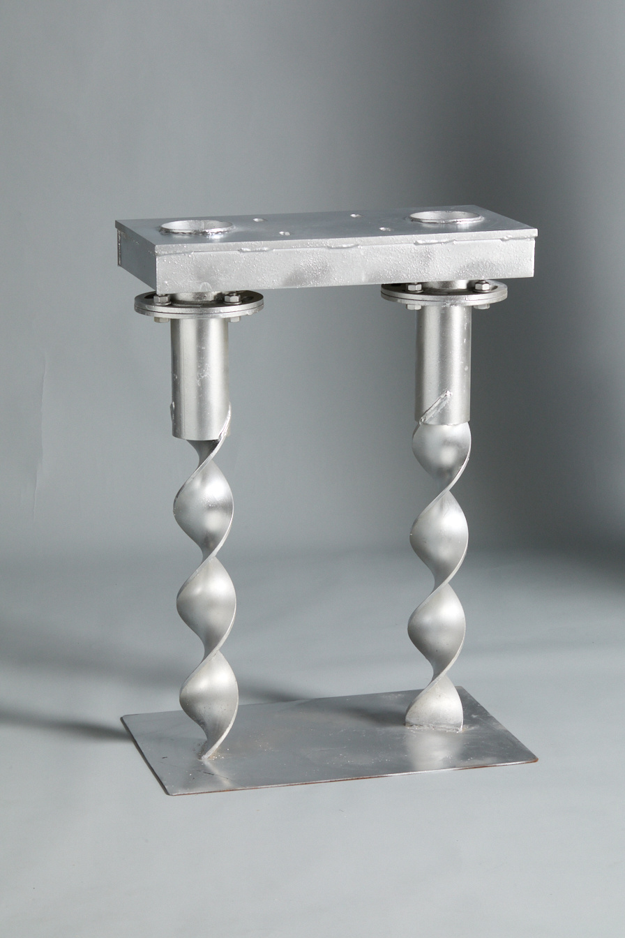 Screw Pile - Two Piles Cap Pile
