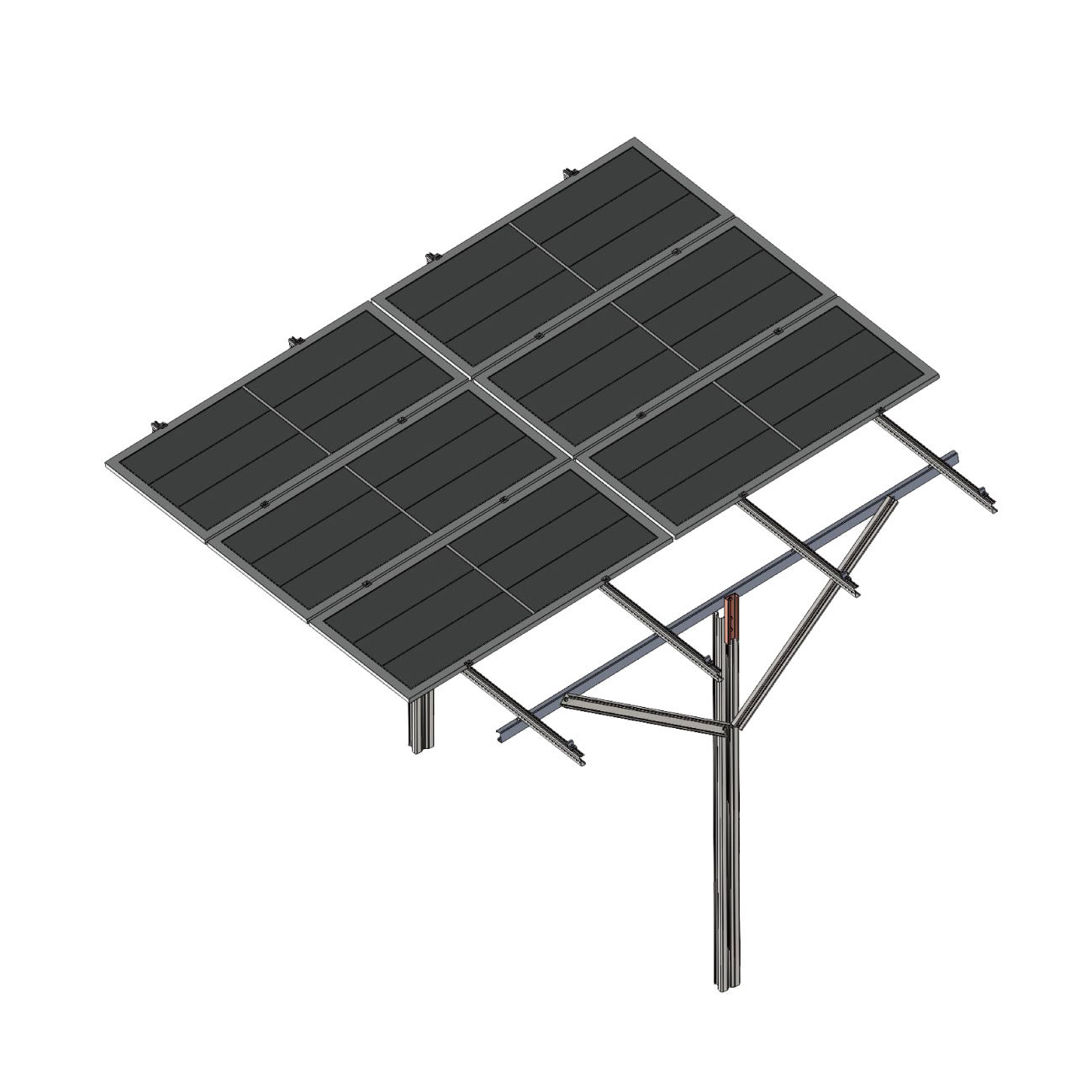 ZINC Aluminum Magnesium Single Leg Bracket