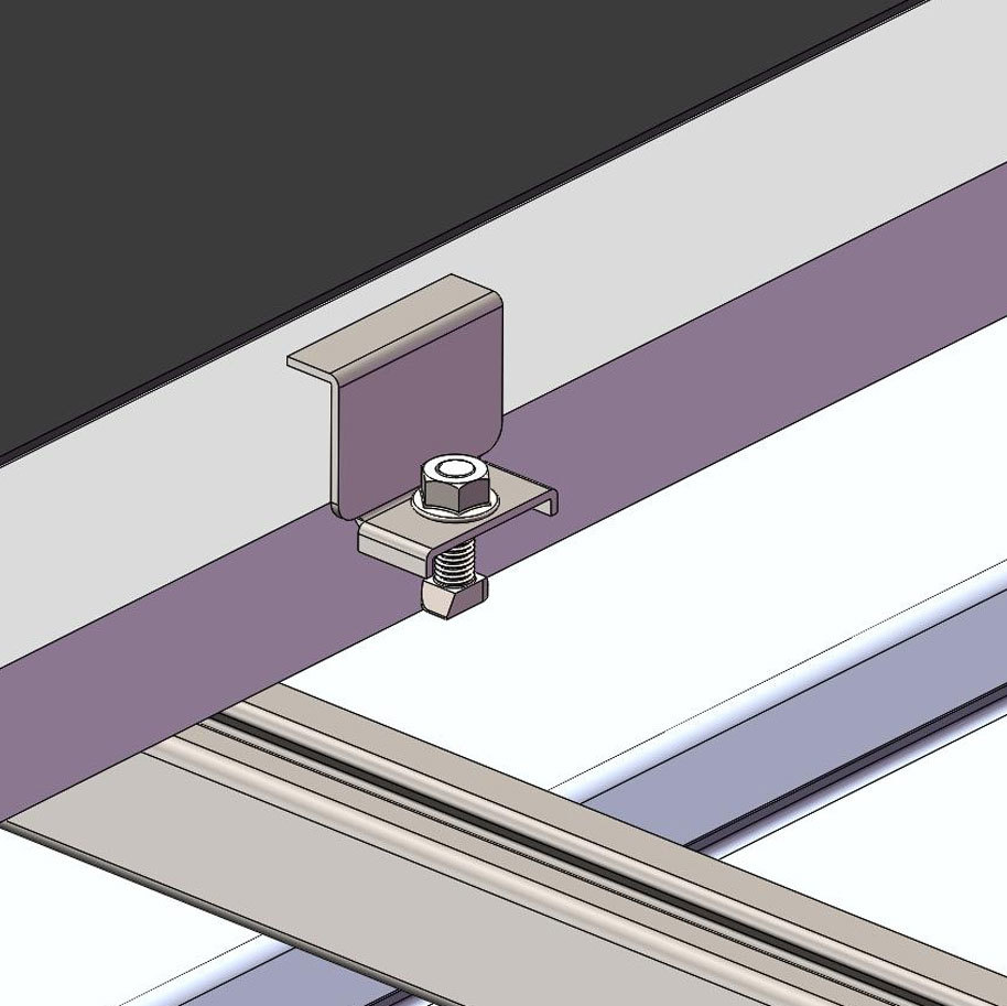 Explosion diagram of zinc aluminum magnesium under lateral pressure