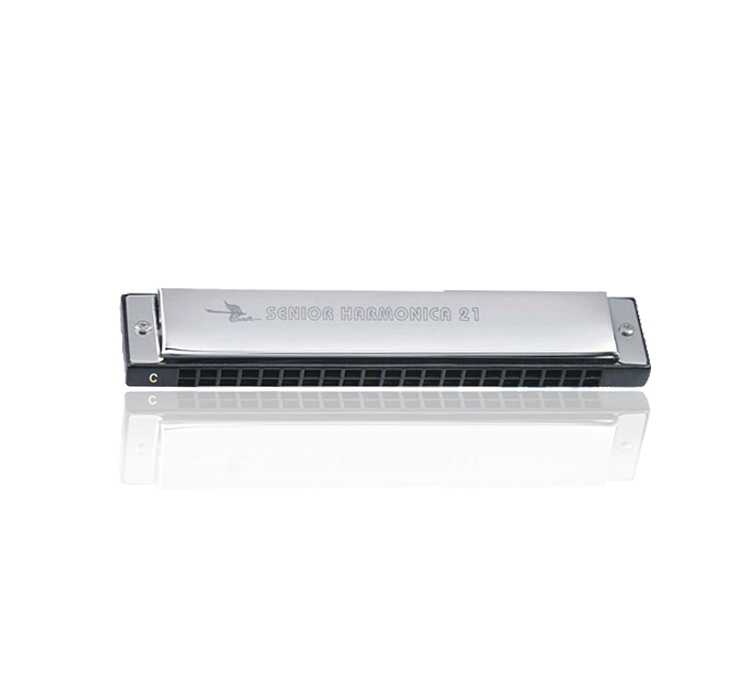 SW21-1 21 hole hardcover special-tune performance harmonica ( plastic box)