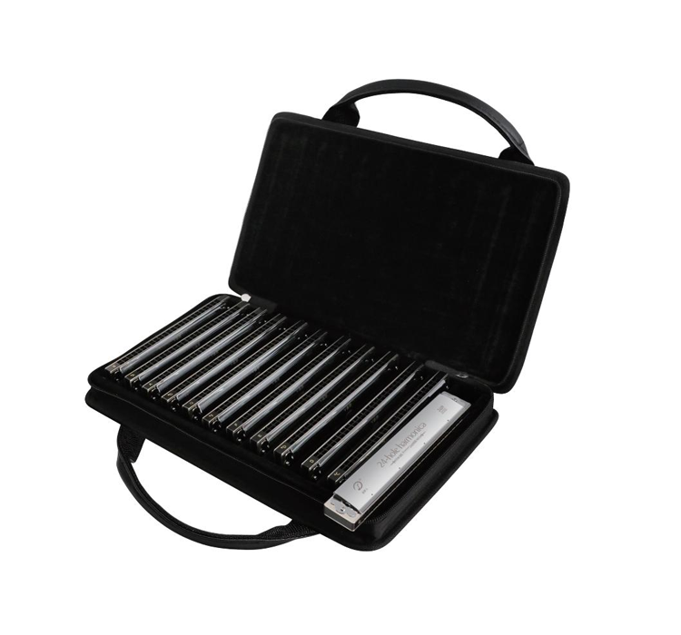 DR24m-12T 24 hole dreamer harmony minor key 12-tune set-packing harmonica(gift bag)
