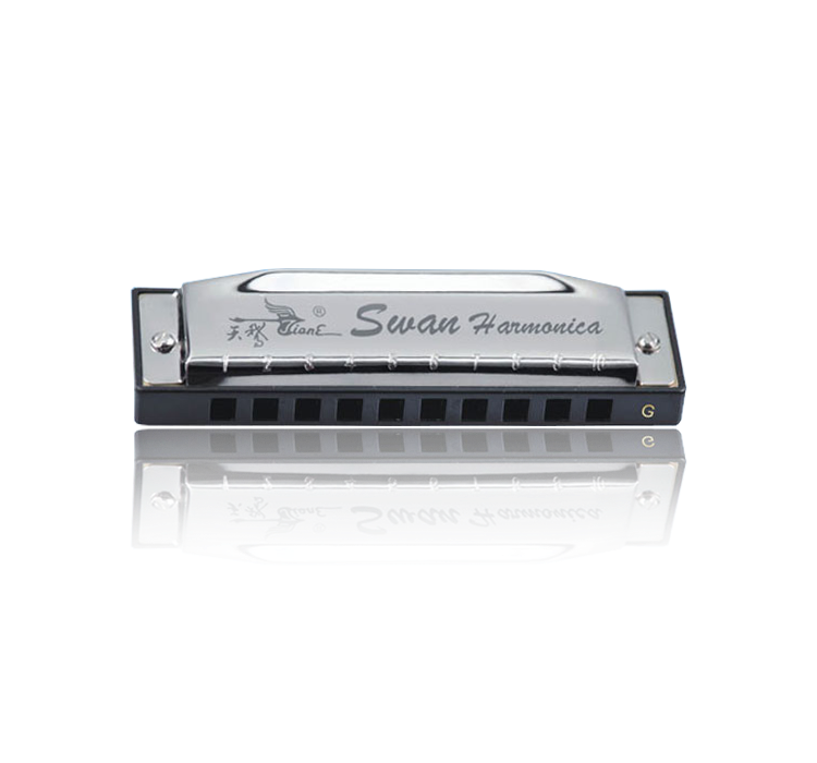 SW1020-11 10 hole 20 tone special-tune square harmonica(paper box)