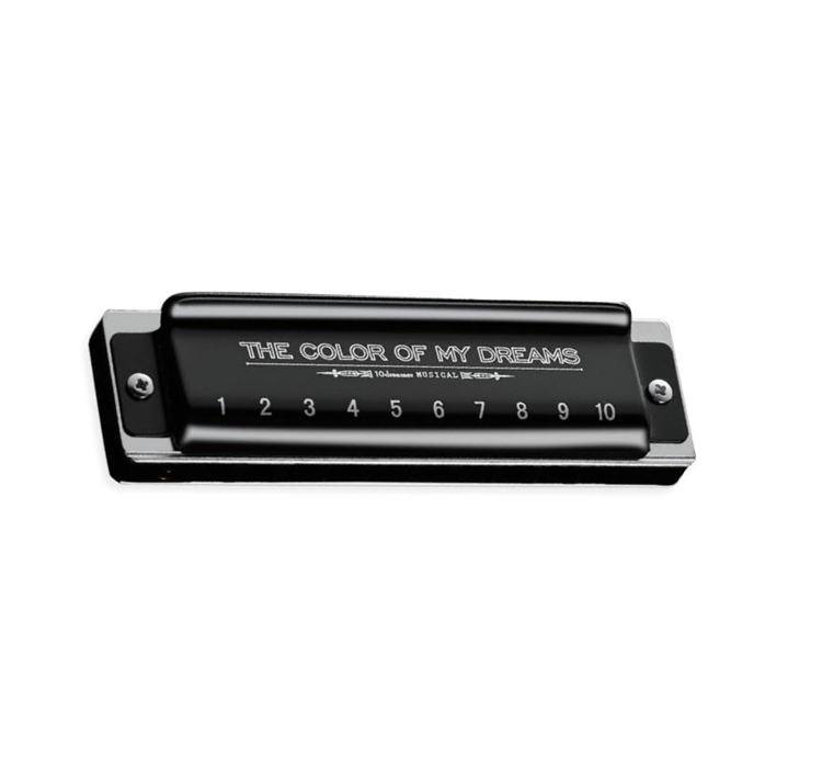 DR1020-JS 10 hole dreamer harmonica(gift box) /metallic comb