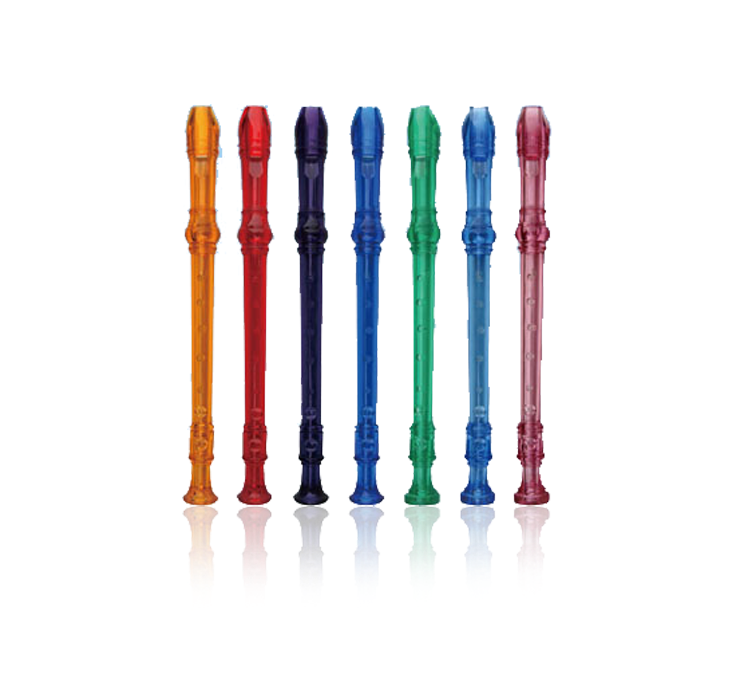 SW8KT 8 hole transparent recorder(transparent bag with cleaning stick)