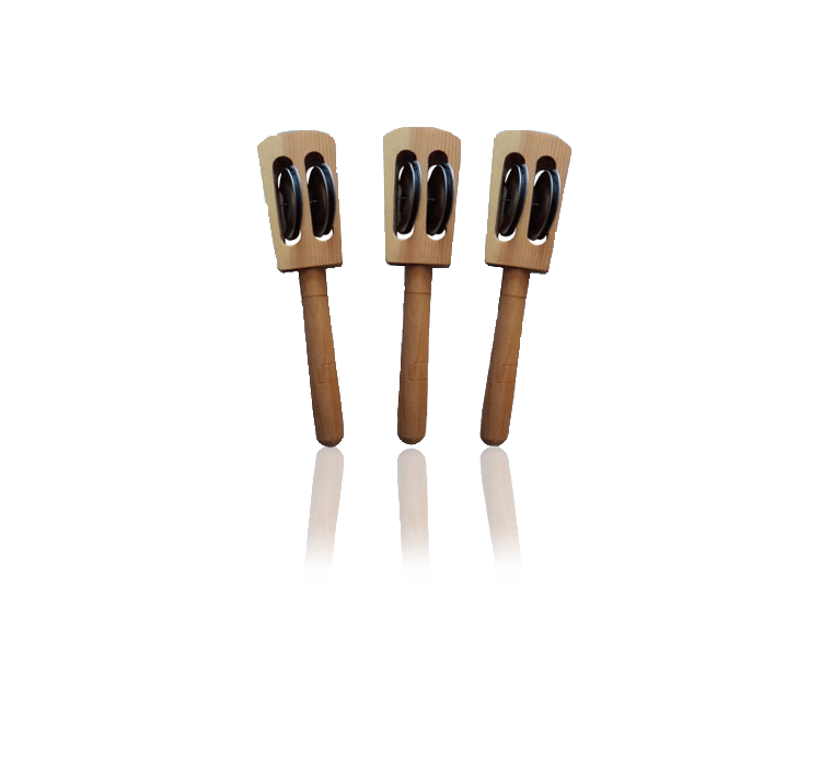 G16A Rthythm clapper with 2 bells