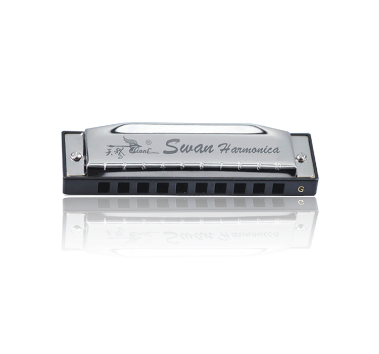 SW1020-12 10 hole 20 tone special-tune square harmonica(plastic box)