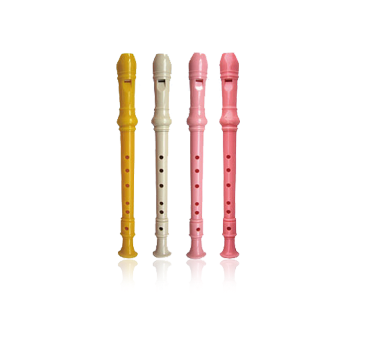 SW6K-1 6 hole hardcover colorful recorder(transparent bag without cleaning stick)