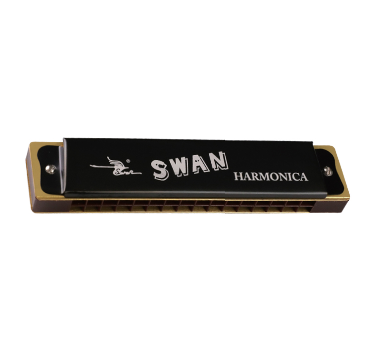 SW16-1 16 hole C-tune  Aluminum reed plate colorful  harmonica (paper box)