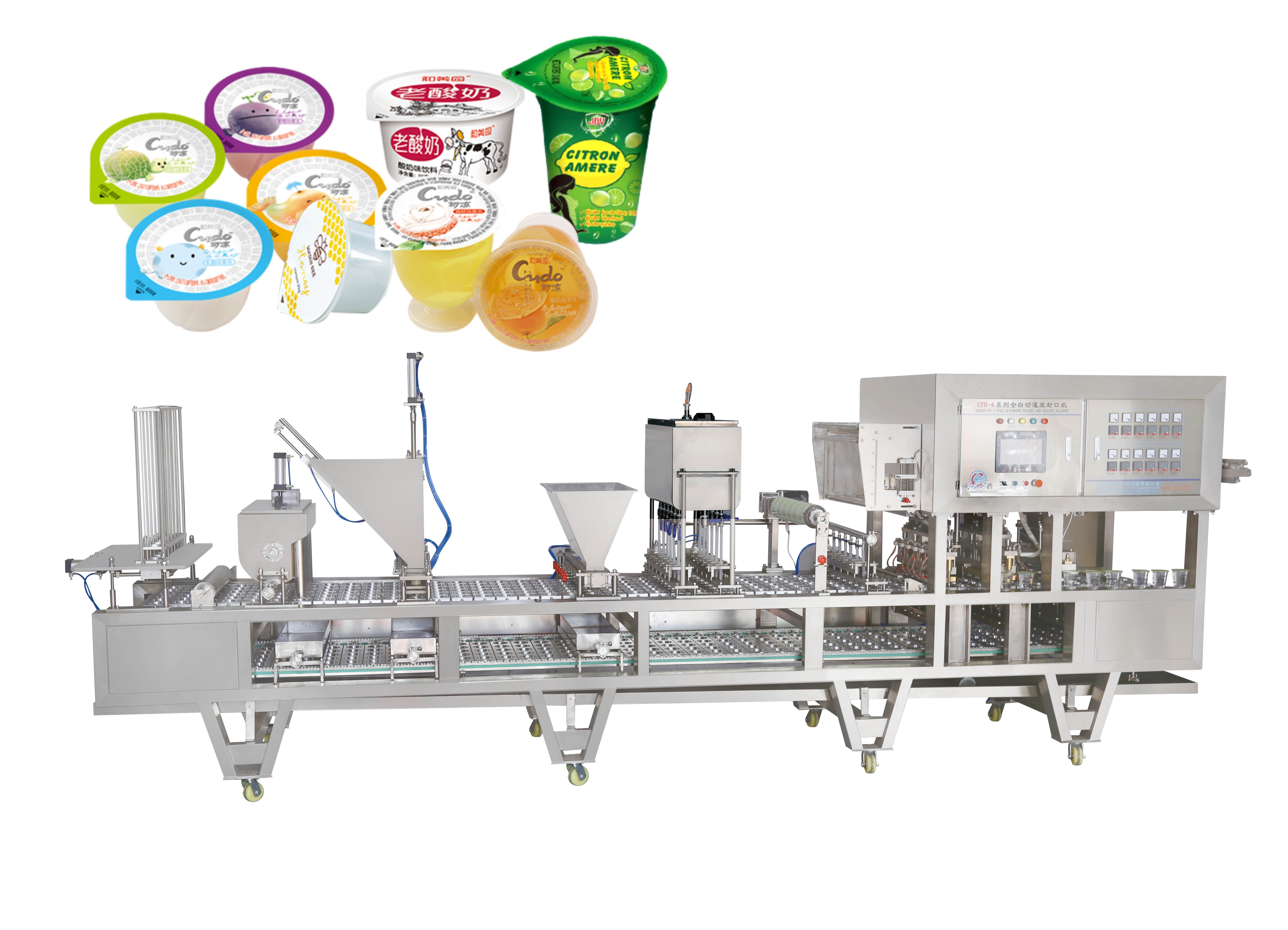 CFD-6 Beverage Series Fully Automatic Filling and Sealing Machine