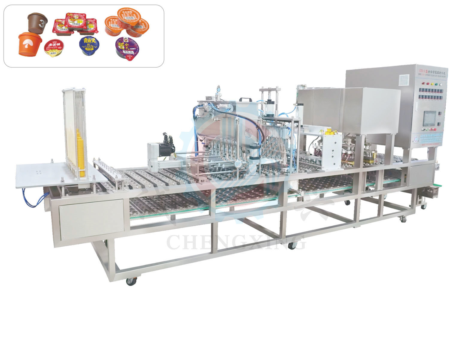 CFD-Sauce series automatic filling and sealing machine (high matching type)