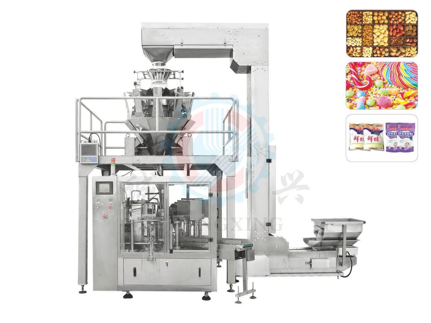 CX-8A 8 Station Integrated Bag Packing Machine