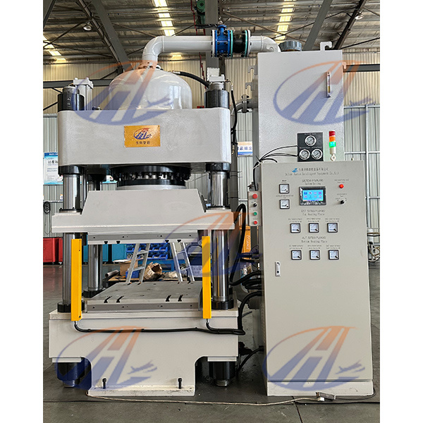 Top-mounted hot-press forming machine