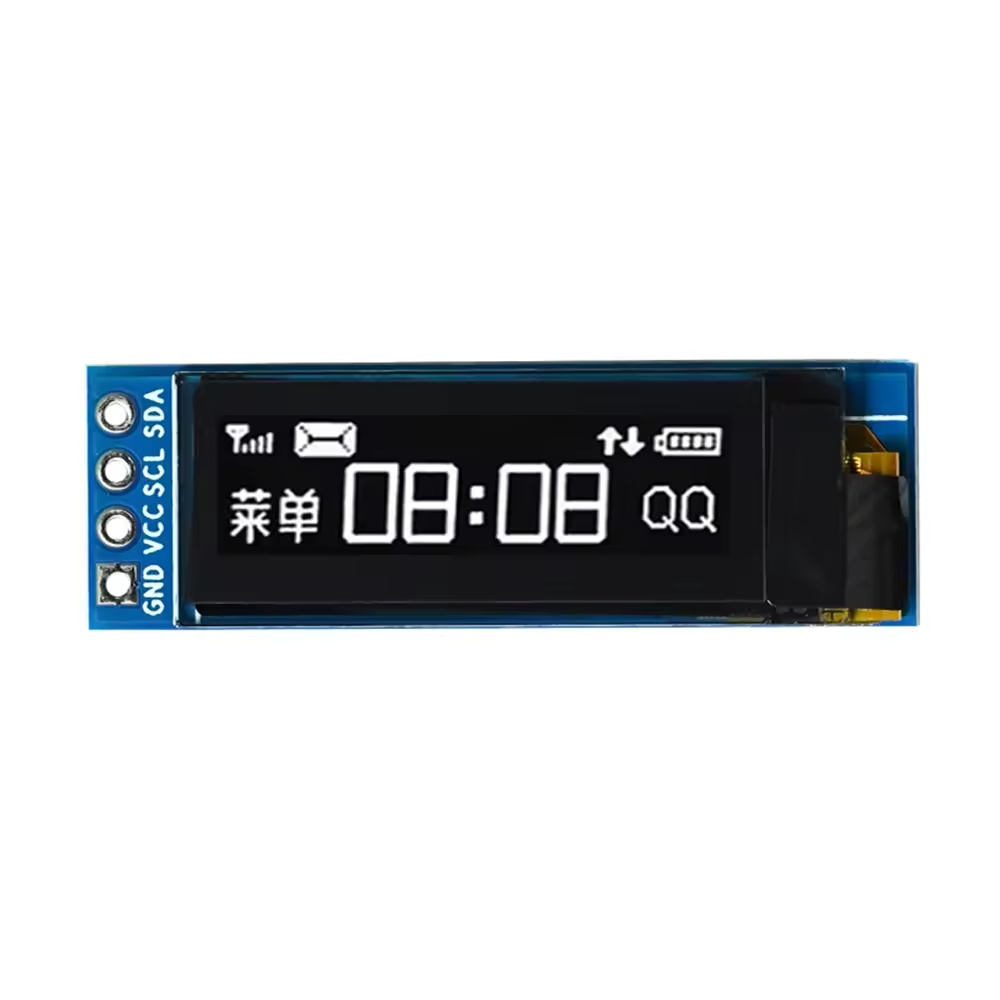 0.91 Inch Pmoled Lcd Display 128*32 Iic Interface Suitable For Smart Watches/Bracelets
