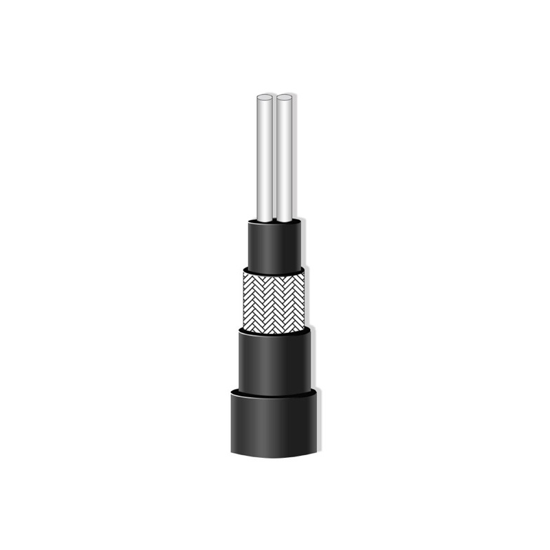 PVC insulated rubber sheathed shielded cable