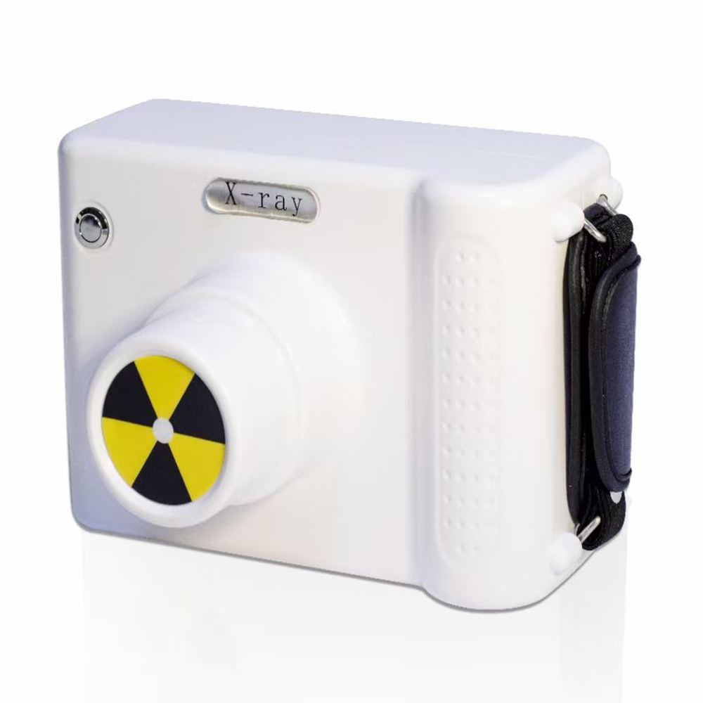 Bulb Head Section: 1.Microfocus X-ray tube captures sharper images with lower dose 2.Double-layer lead protection inside the bulb head, which blocks leakage radiation in an all-round way, and is safer. 3.S-shaped curved arm design, the shooting angle is s