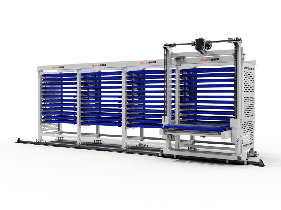 Sheet metal automatic storage unit