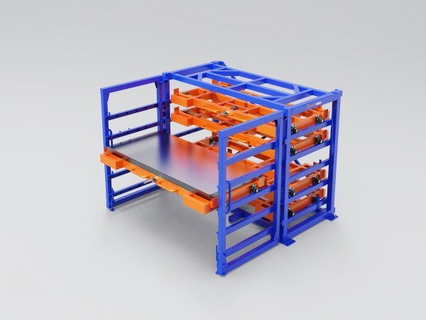 Maximize Space and Efficiency with Vertical Sheet Metal Racks