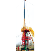 Oil and water well pressure operating machine