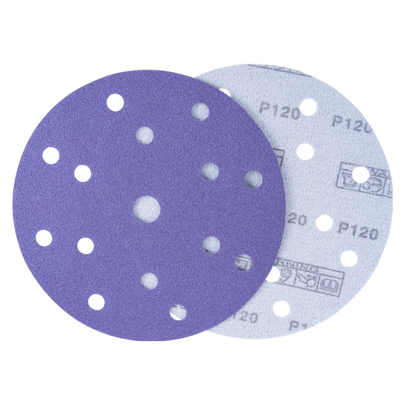 Purple Film Sanding Disc Factory Ceramic Alox Korean PET Film EU26P Cubitron