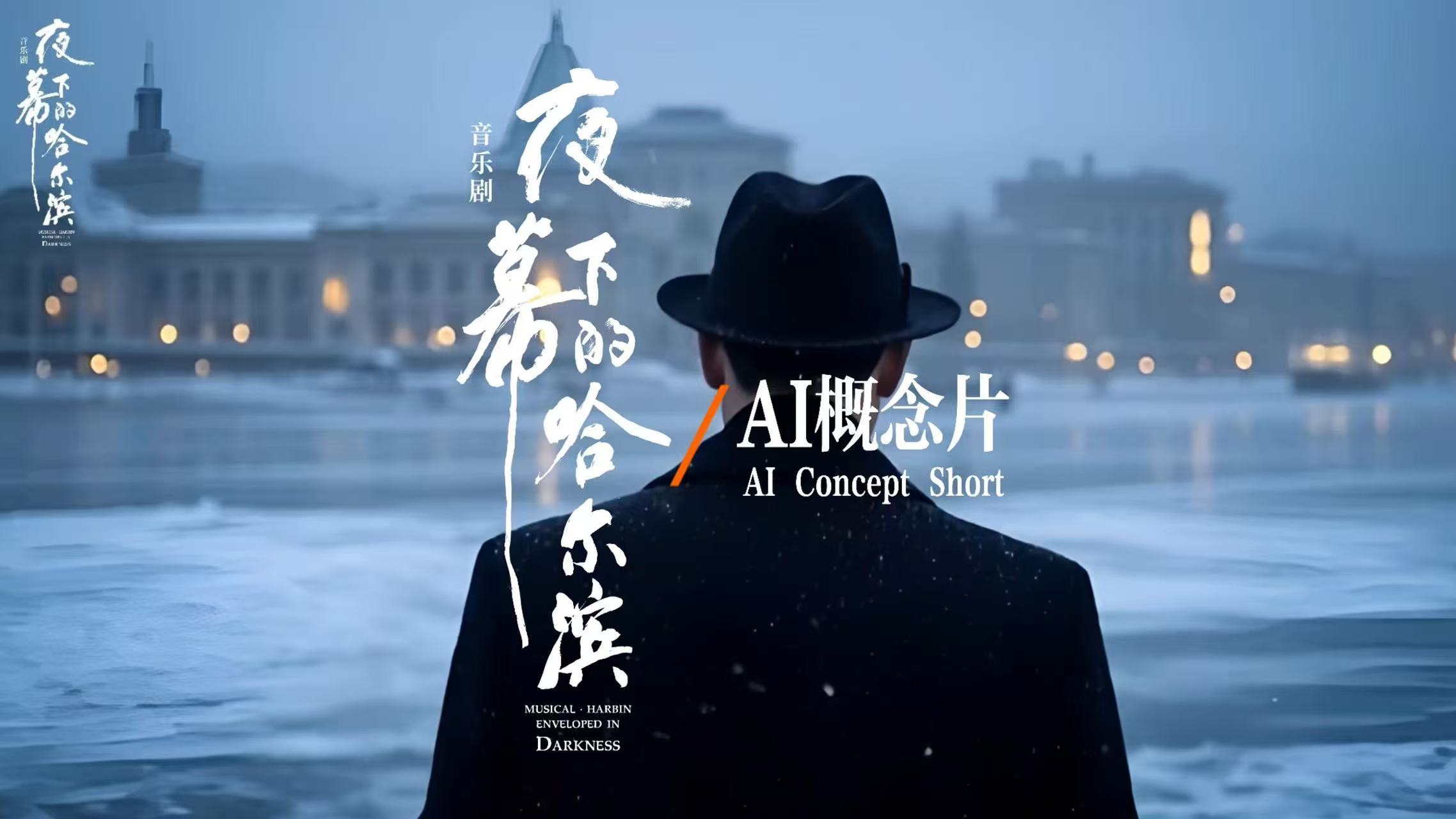 音乐剧《夜幕下的哈尔滨》AI概念片&宣卡预告