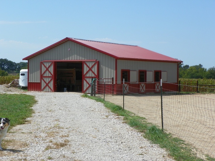 30 Back-to-Back Horse Barn