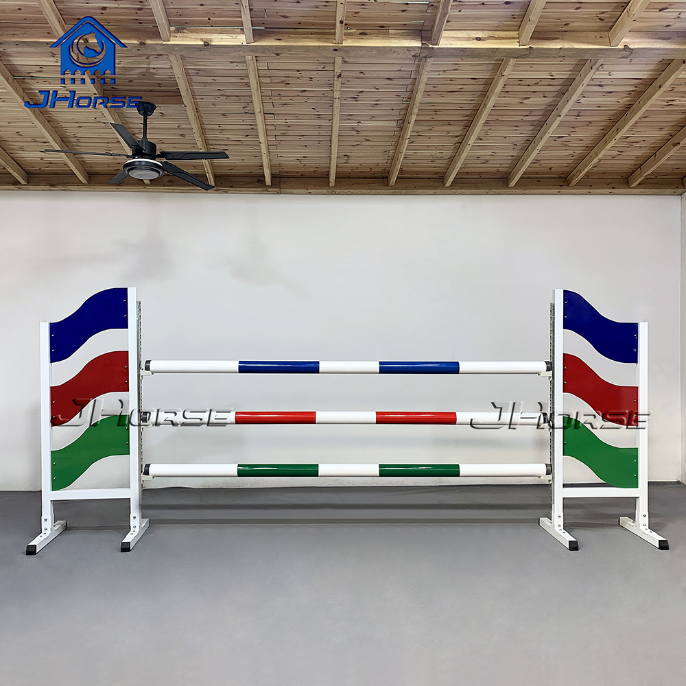 A06 Tricolor Flag-Shape Wing Horse Jump