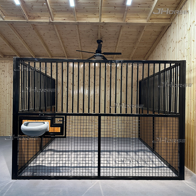Wire Mesh Infill Horse Stall Partition Panel
