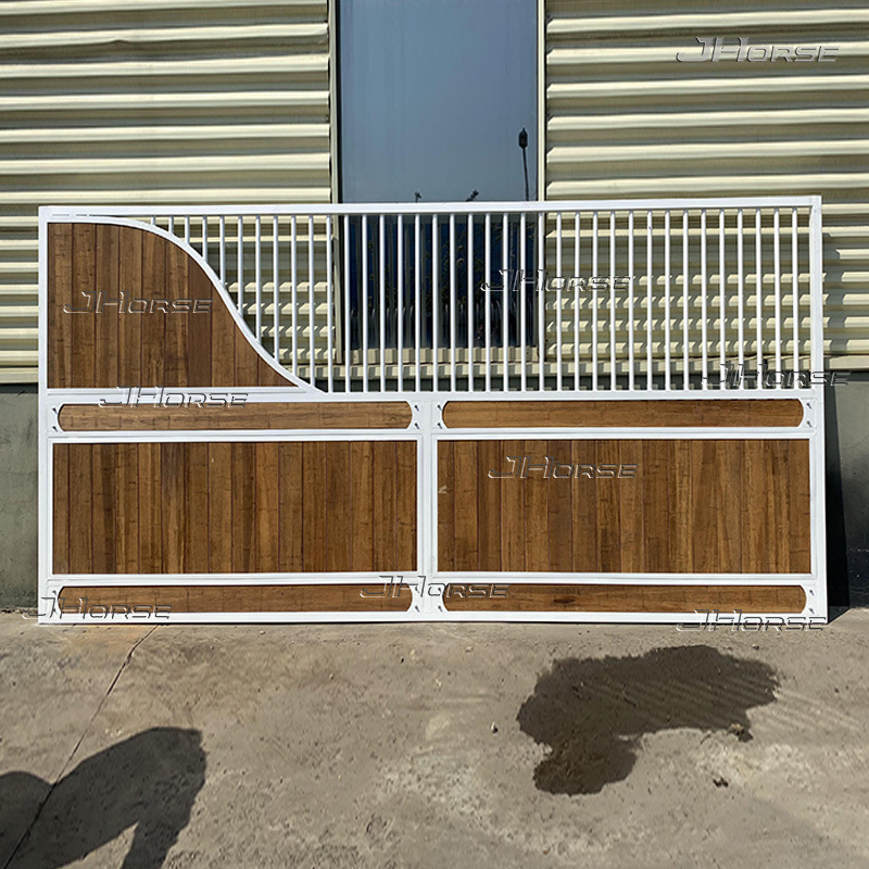 White Powder Coating Luxury Stable Partition Panel D-03