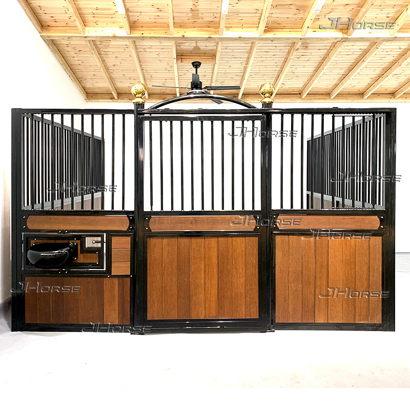 S-03 Luxury Sliding Horse Stall Front with Decorative Posts