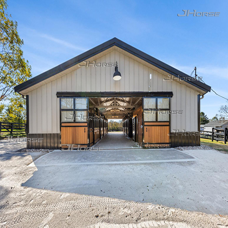 Standard American Horse Barn Entrance Door – Hinged or Sliding Options