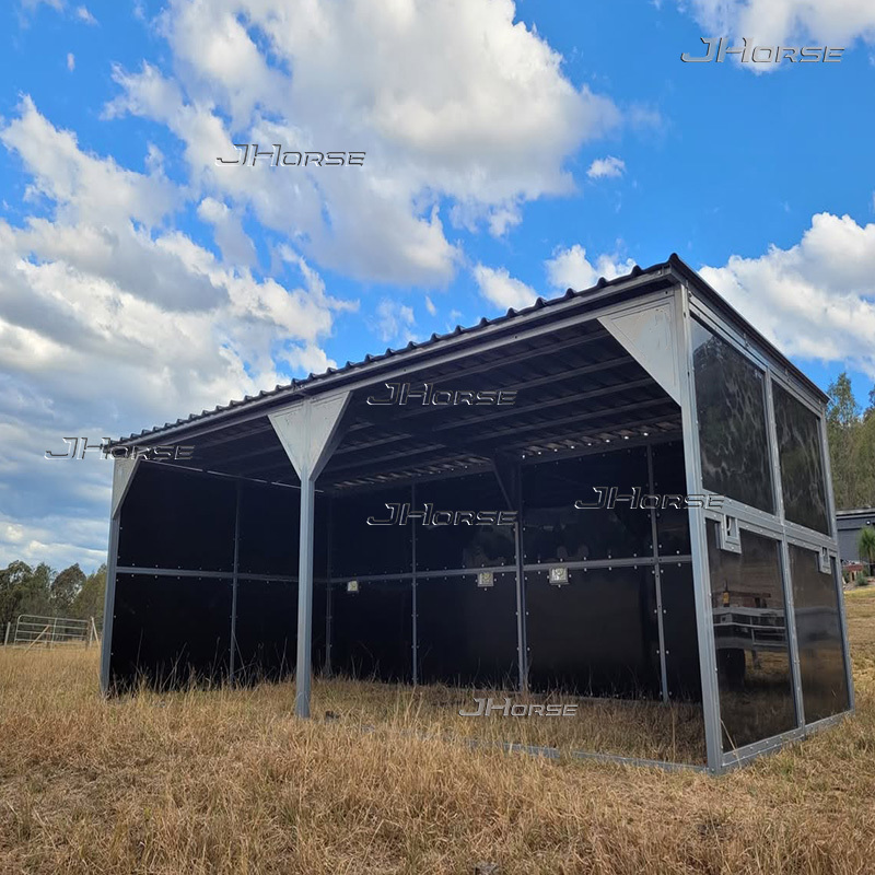 Double Horse Shelter – Weatherproof Outdoor Shelter for Two Horses