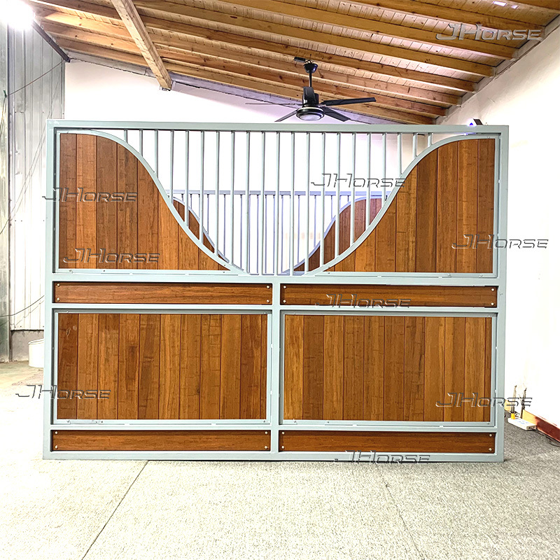 Double Luxury Wave Curve Style Grey Powder Coating Privacy Partition Panel
