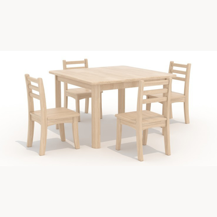 经典原木系列-经典正方桌