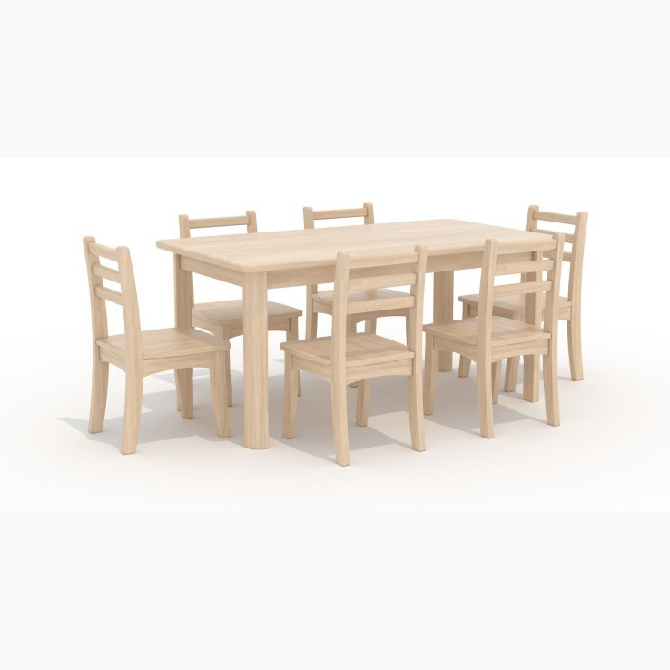典原木系列-经典长方桌