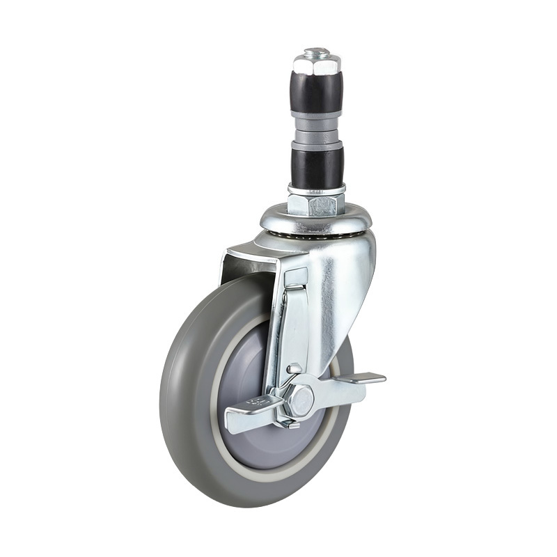 EC01-Serie – 4×1 Dehnungsklemmschraube Metallrandbremse ultra-leise Polyurethan-Rollen