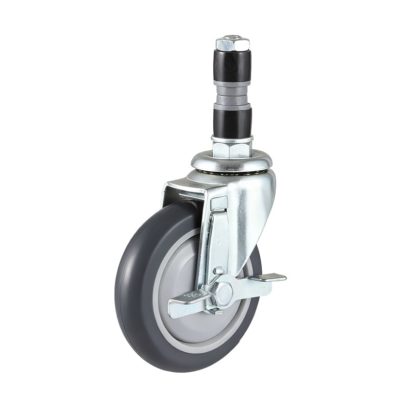 EC01-Serie - 3×1 Dehnungsgummischraube Metallrandbremse hochfeste Kunststoffrolle