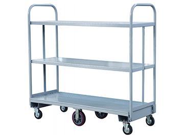 Casters for factory and warehouse trolleys