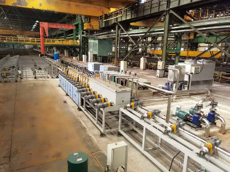 Induction Heating Heat Treatment Quenching and Tempering Production Line for Finished Thread Steel