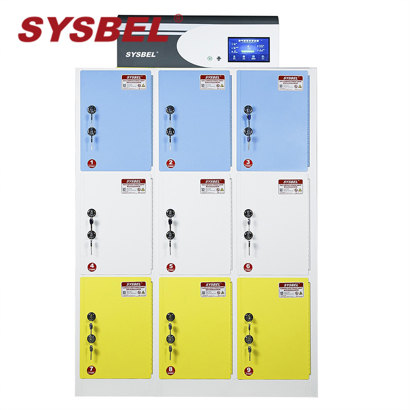 SYSBEL 3列3層凈氣組合安全儲存柜 WIFI版WA630133W