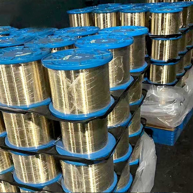 Copper-coated steel wire