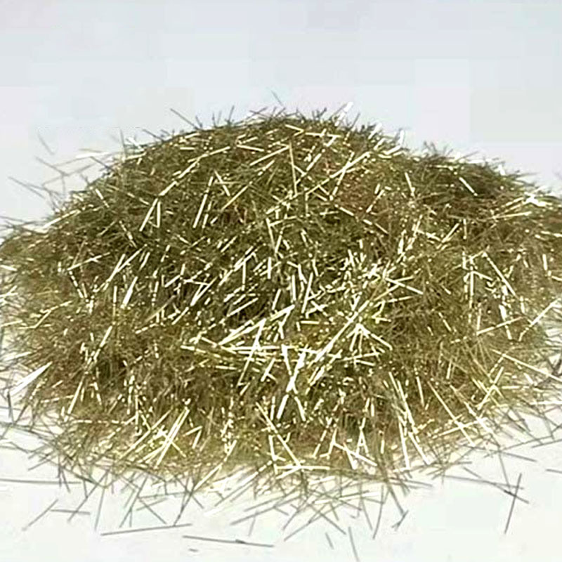 Copper-coated steel fiber