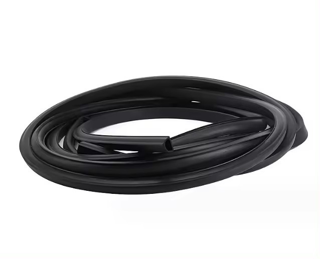 EPDM foam D-type sealing strip for automotive sound insulation, anti-collision, dust and noise reduction sealing strip