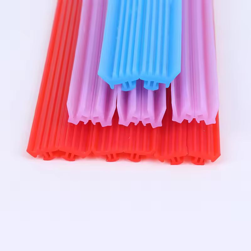 Broken bridge aluminum titanium alloy door and window silicone sealing strip fixed glass sealing strip flat sealing strip