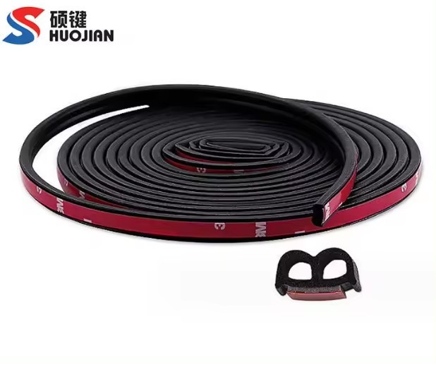 EPD car door and window sealing strip, universal B-type car rubber sealing strip, soundproof door anti-collision strip