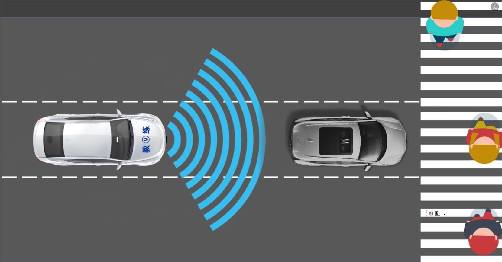 CAR-A60-1 low-speed short-range obstacle avoidance radar