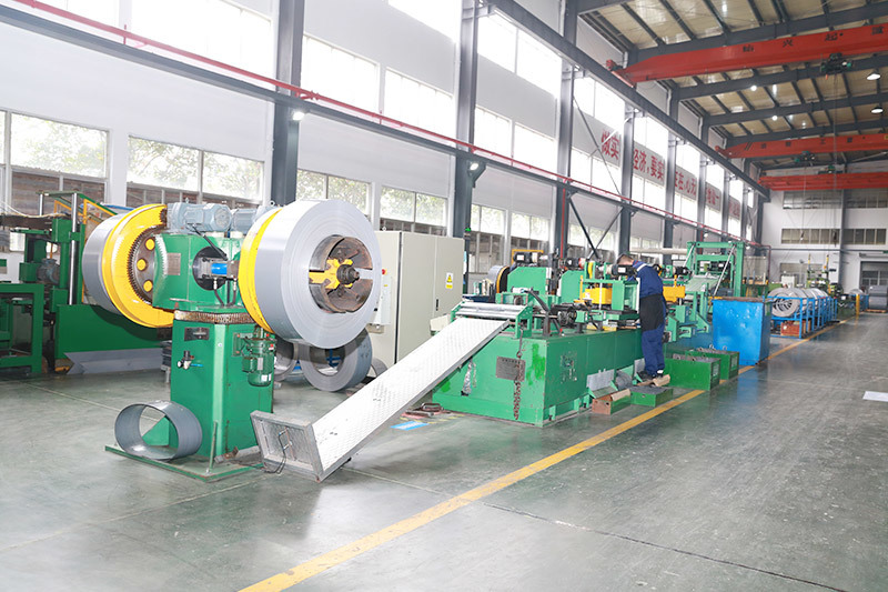 Iron core cross cutting line