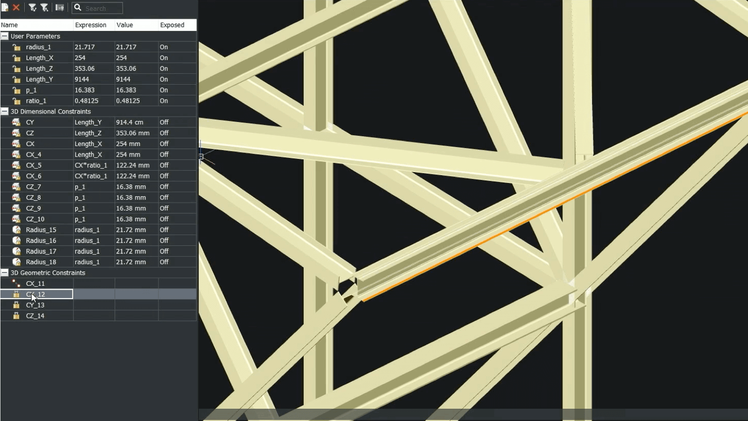 參數化3D模型